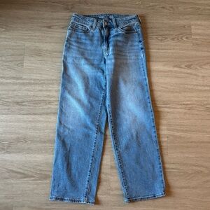 Brand New Old Navy Og Loose Jeans Medium Wash Size 4 Petite